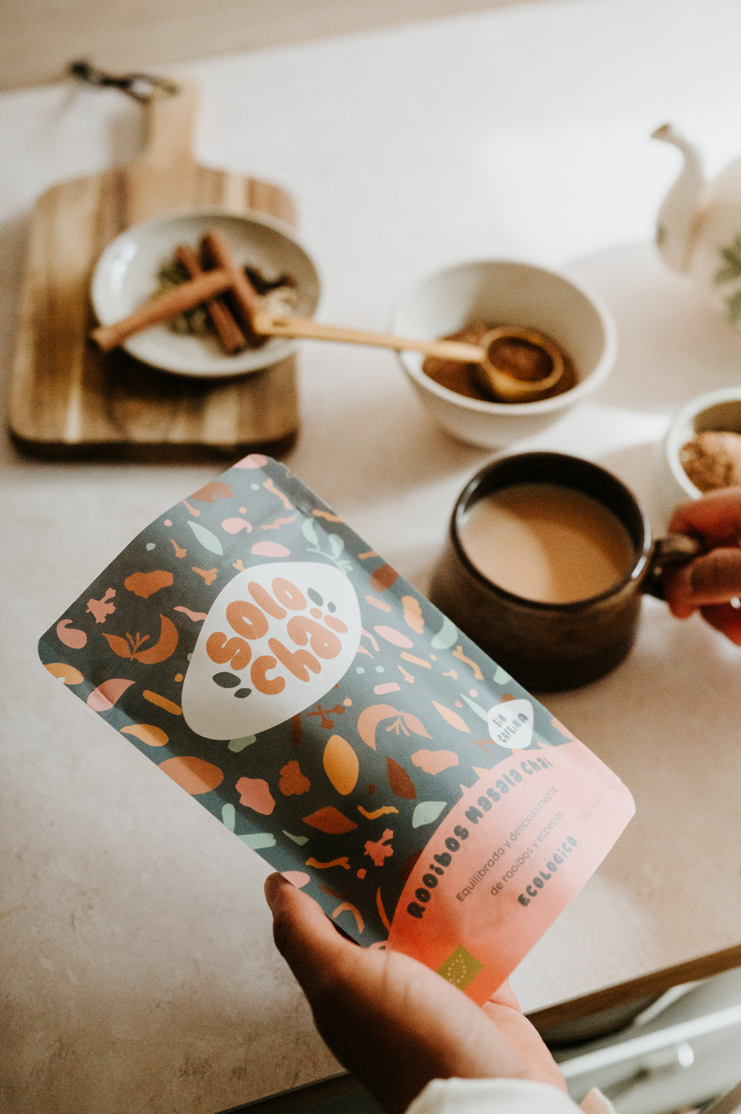 ROOIBOS MASALA CHAI SIN TEÍNA 100G - ECOLÓGICO | 25 TAZAS