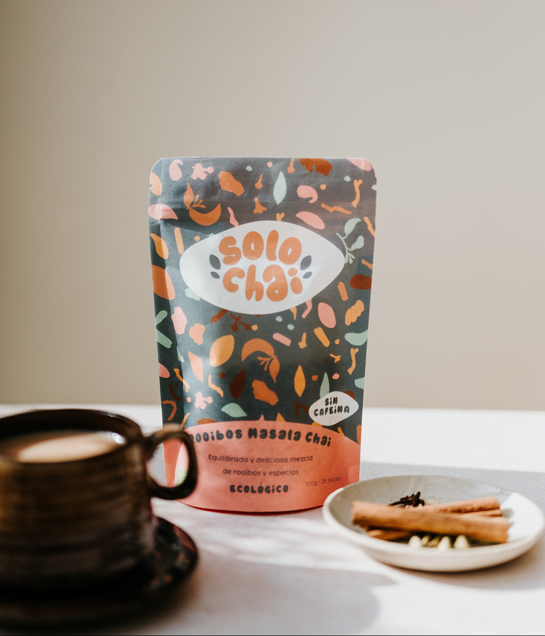 ROOIBOS MASALA CHAI SIN TEÍNA 32G (8 tazas) - ECOLÓGICO