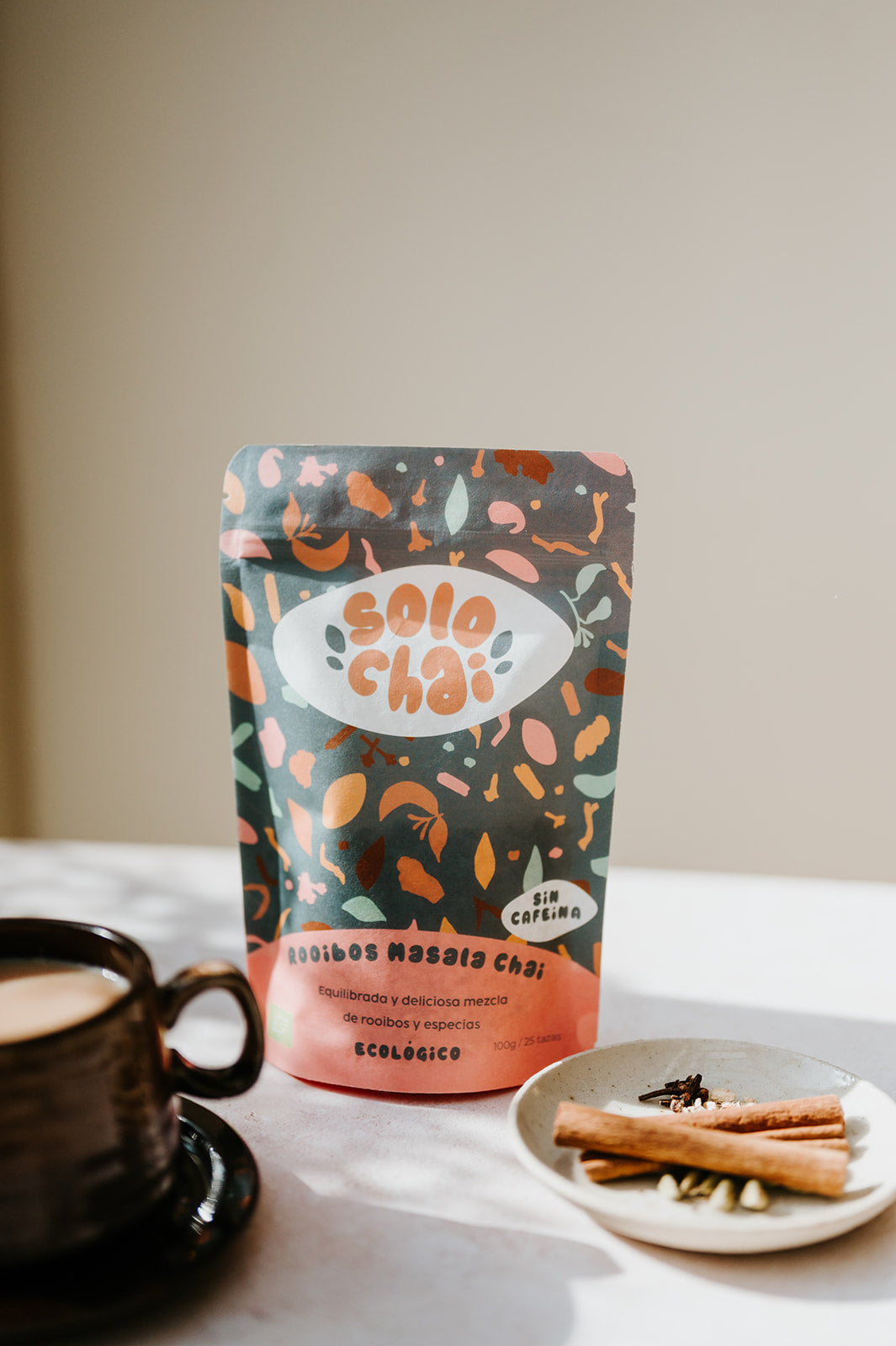 ROOIBOS MASALA CHAI SIN TEÍNA 100G - ECOLÓGICO | 25 TAZAS