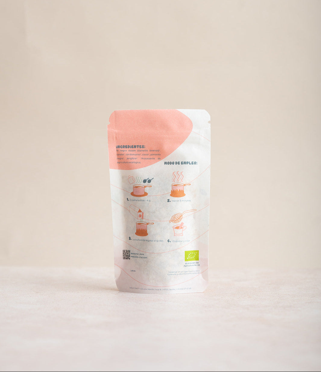 CHAI MASALA ORIGINAL ECOLÓGICO 32G - FORMATO VIAJE | 8 TAZAS