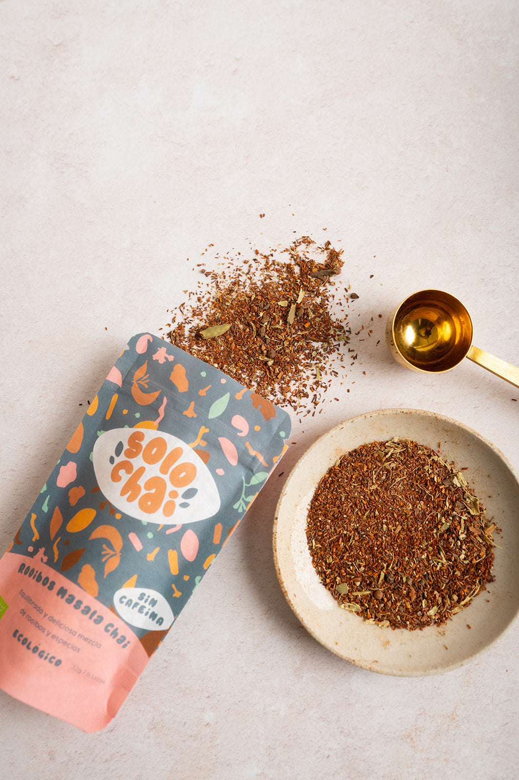 ROOIBOS MASALA CHAI SIN TEÍNA 32G - ECOLÓGICO FORMATO VIAJE